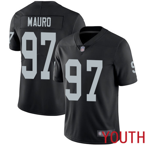 Oakland Raiders Limited Black Youth Josh Mauro Home Jersey NFL Football 97 Vapor Untouchable Jersey